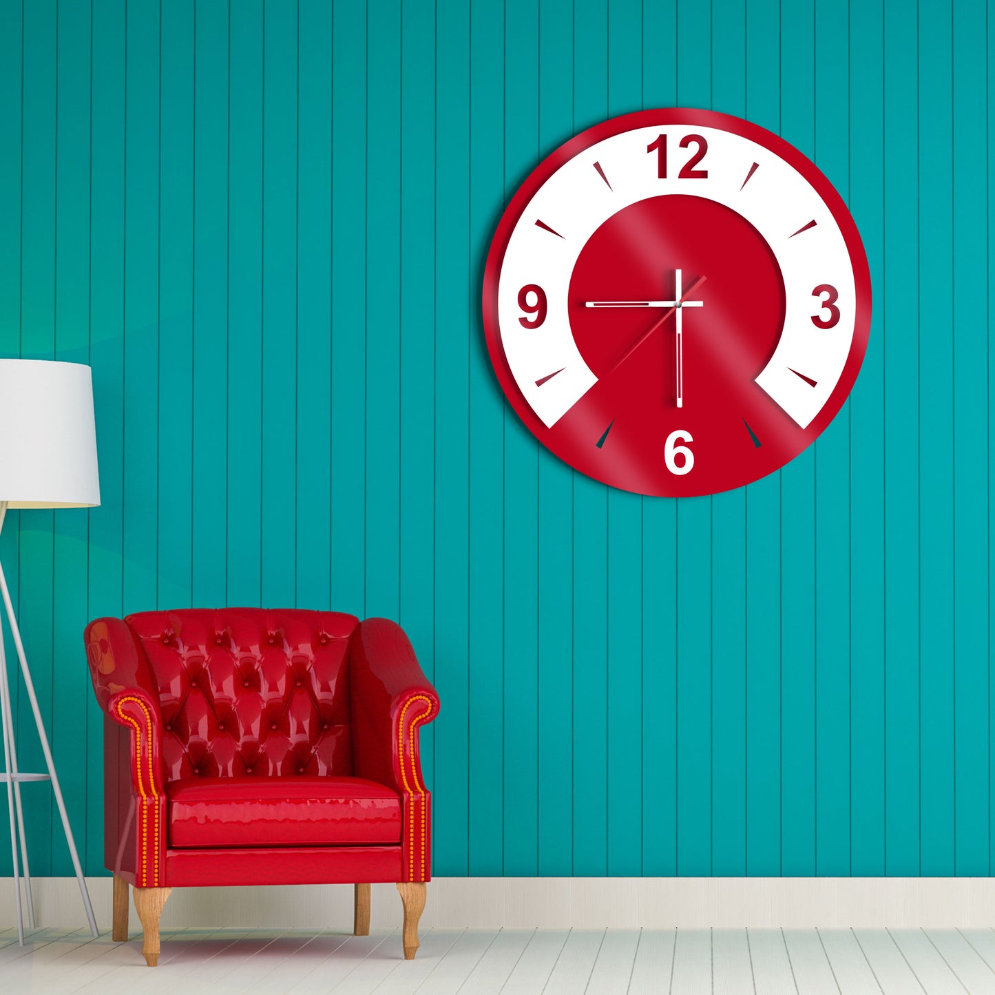 Maiki Wooden Wall Clock, - Stylish Wall Clock for Home Decor