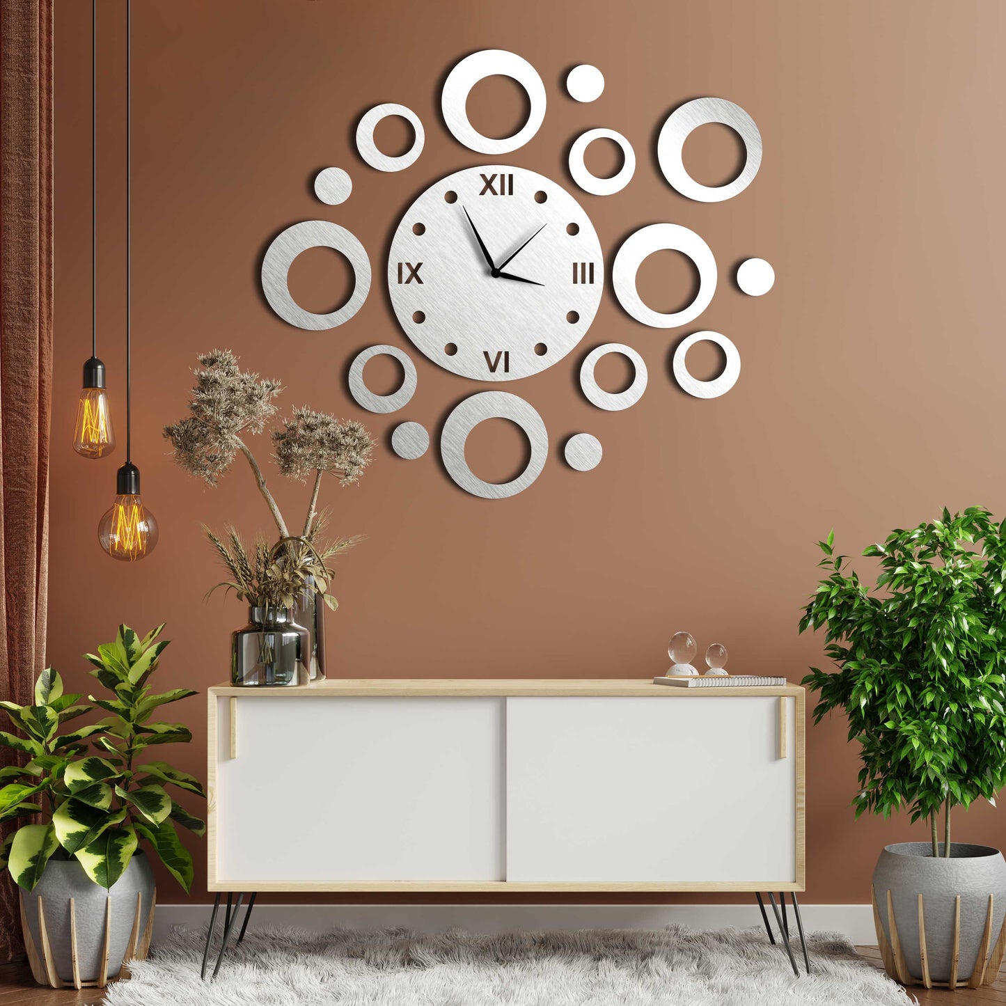 Wall clock Ring Wooden Wall Clock - Stylish Wall Clock for Home Decor