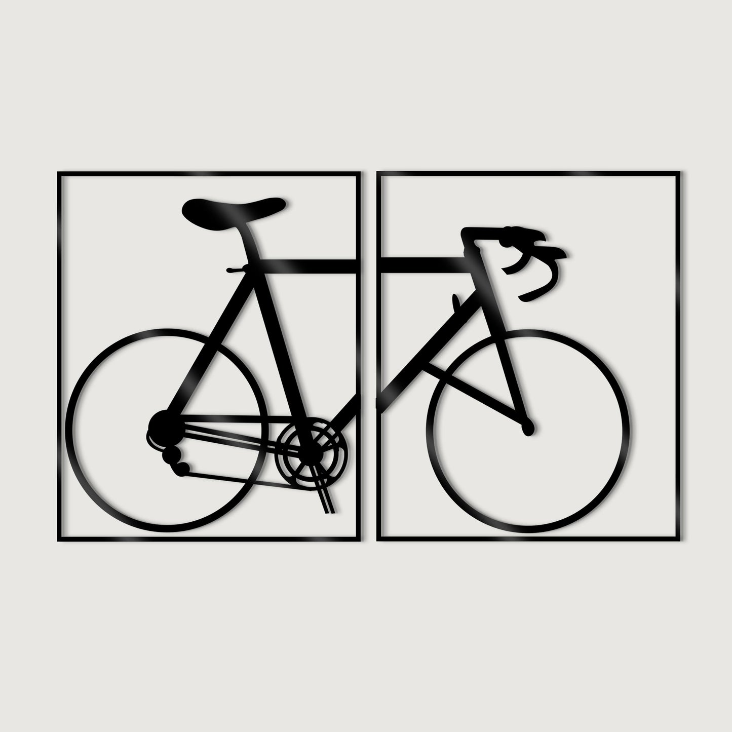 Art Street Cycle Design MDF Wall Plaque Ready to Hang Home Décor