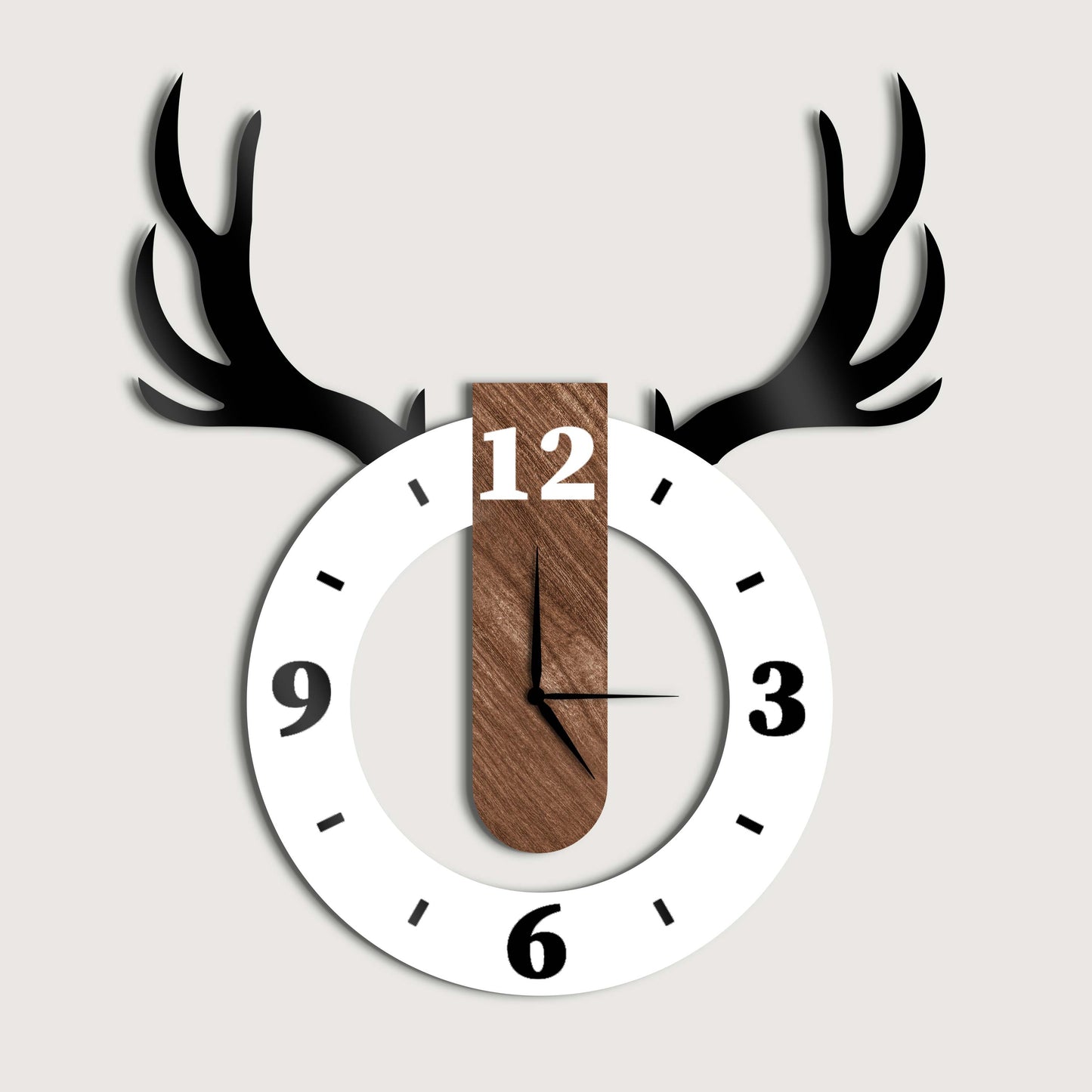 Decorate Your Life Deer Pendulum Wall Clock - Stylish Wall Clock for Home Decor