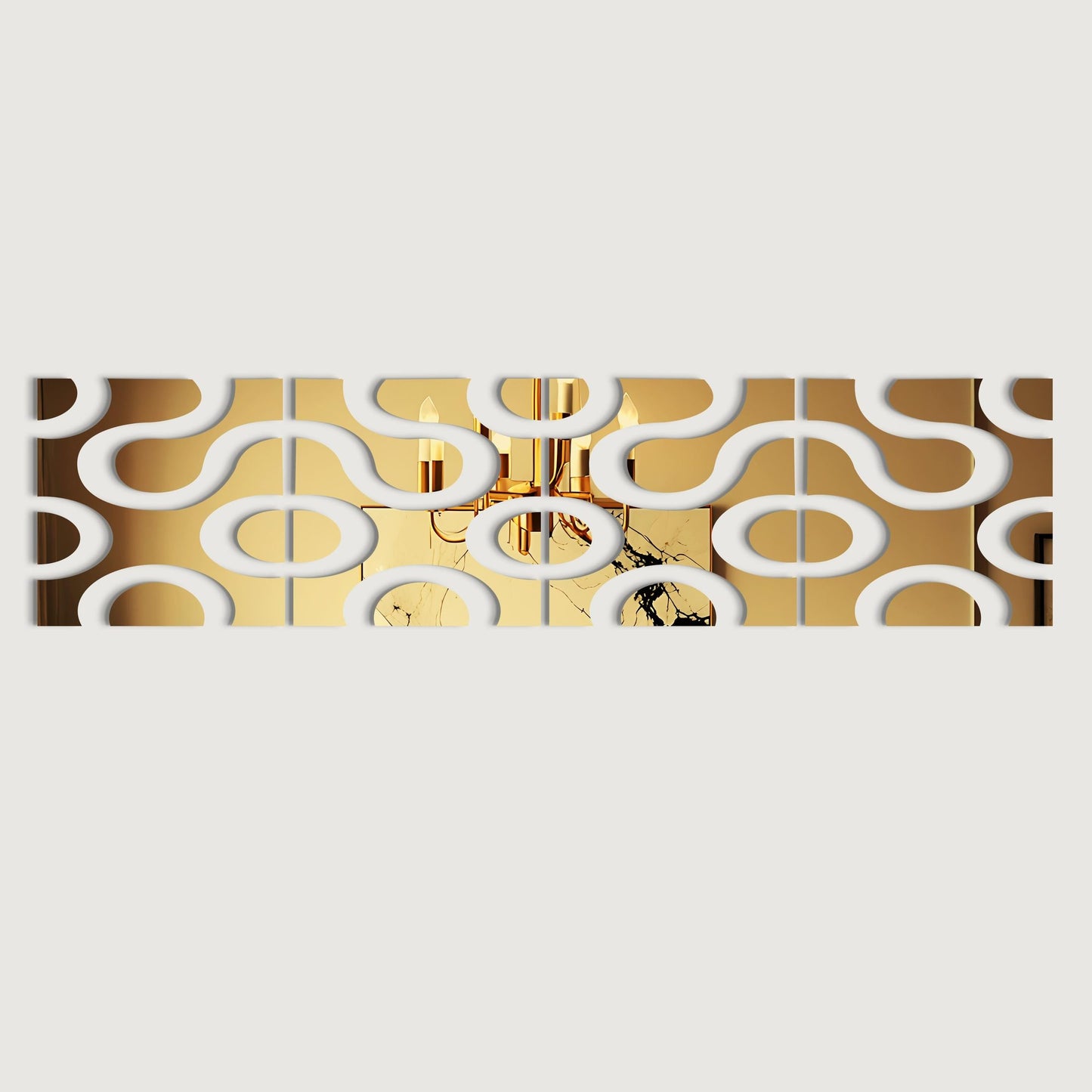 New Large Acrylic 3D Mirror Wall Decorative Art