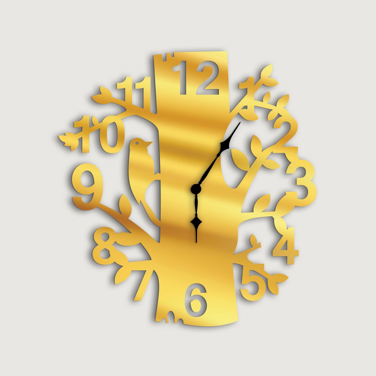 Home Decor Tree Style Bird with Branches & Bird Wall Clock Home Décor - Stylish Wall Clock for Home Decor