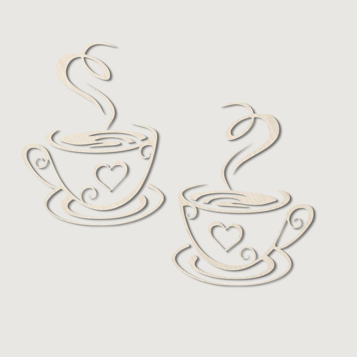 Life Eraser Coffee Cup Pattern Wall Stickers