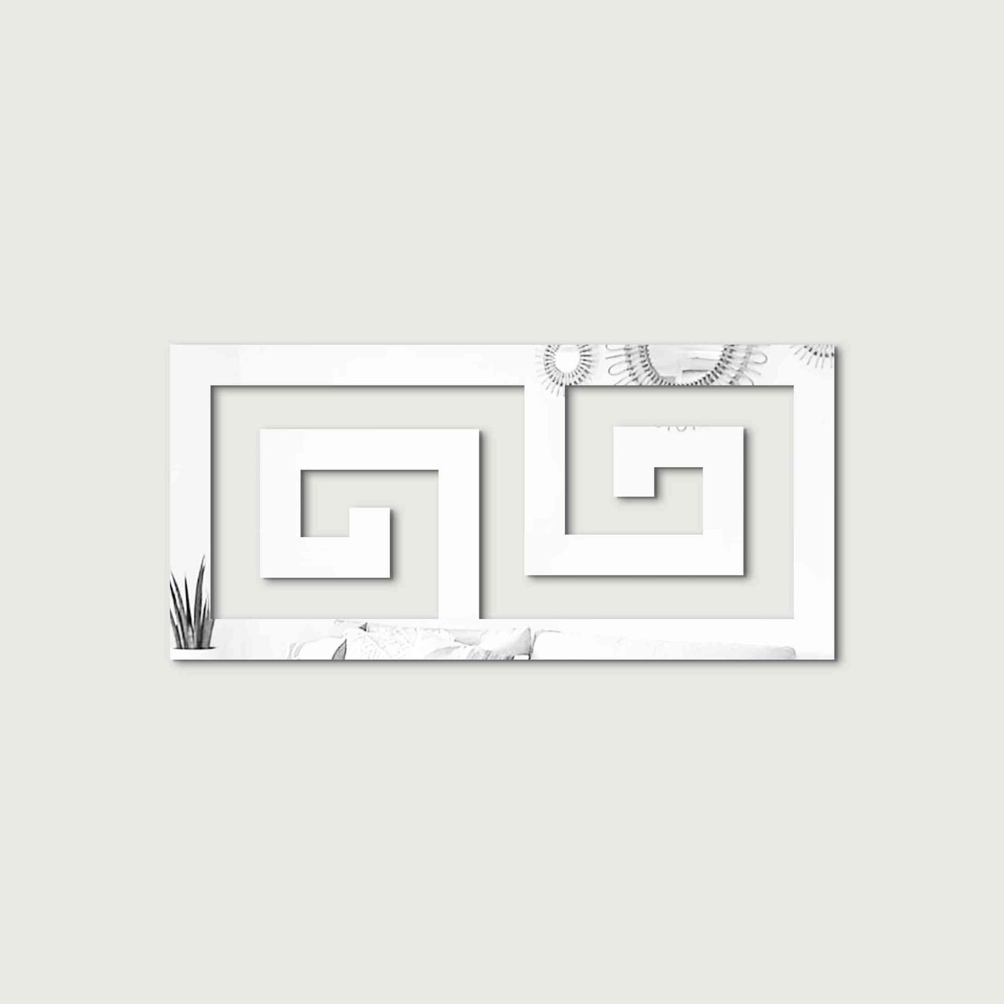 Acrylic Borders, Acrylic Border Mirror Wall Stickers