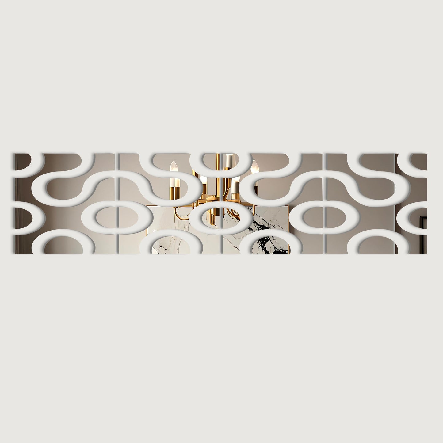 New Large Acrylic 3D Mirror Wall Decorative Art