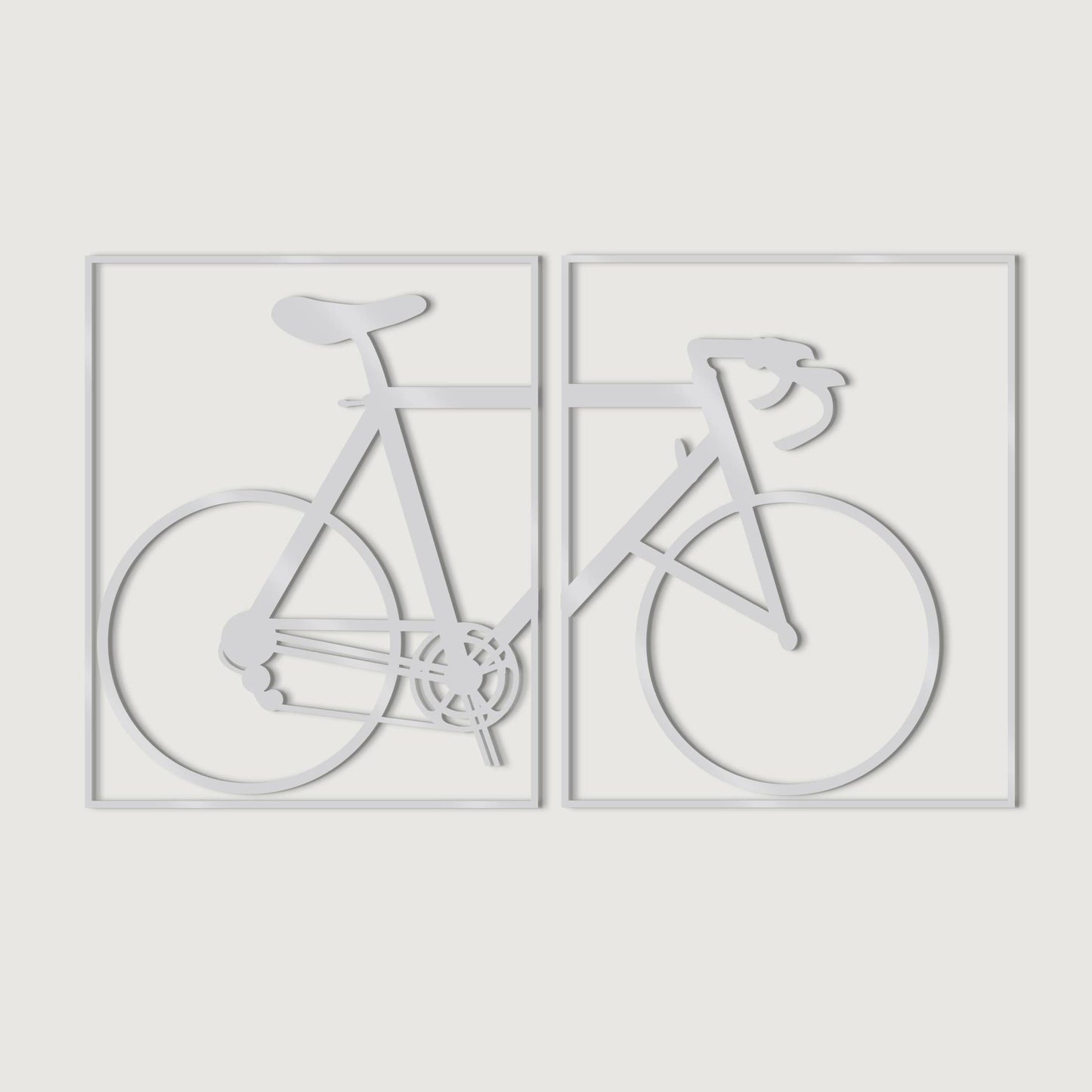 Art Street Cycle Design MDF Wall Plaque Ready to Hang Home Décor