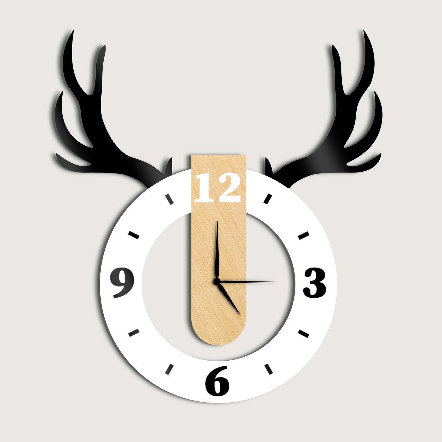 Decorate Your Life Deer Pendulum Wall Clock - Stylish Wall Clock for Home Decor