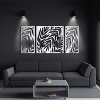 Decorative Leaves Acrylic Wall Art