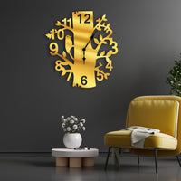 Home Decor Tree Style Bird with Branches & Bird Wall Clock Home Décor - Stylish Wall Clock for Home Decor