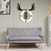 Decorate Your Life Deer Pendulum Wall Clock - Stylish Wall Clock for Home Decor