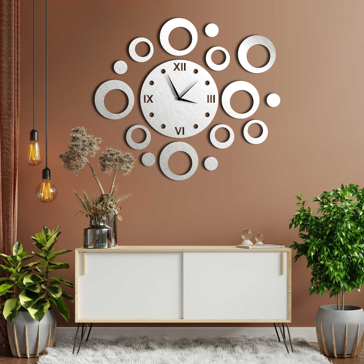Wall clock Ring Wooden Wall Clock - Stylish Wall Clock for Home Decor