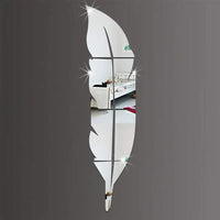 Bird Feather mirror acrylic wall art