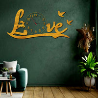Beautiful "Timeless Love: Personalized Wall Clock for Rooms - Stylish Wall Clock for Home Decor