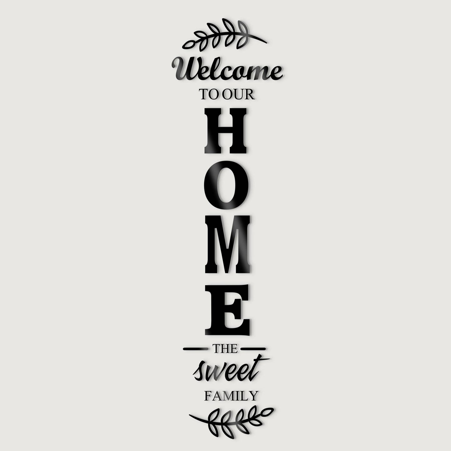 Acrylic Home Letter Sign Mirror Wall Stickers