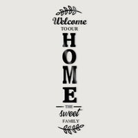 Acrylic Home Letter Sign Mirror Wall Stickers