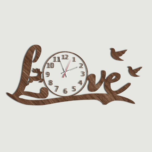 Beautiful "Timeless Love: Personalized Wall Clock for Rooms - Stylish Wall Clock for Home Decor