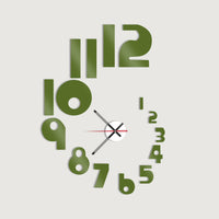 Wooden diy modern clock-3D stylish clock for gift-wooden diy clock- clock-new design wooden clock - Stylish Wall Clock for Home Decor