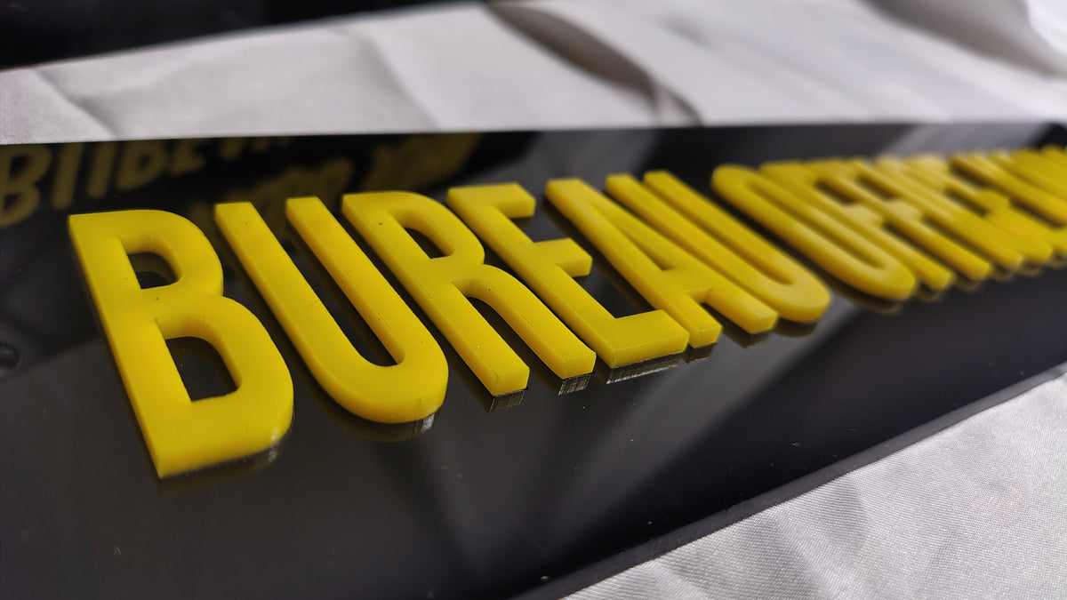 Custom Acrylic Office Door Name Plate – 3D Lettering