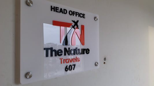 Custom Acrylic Office Door Name Plate