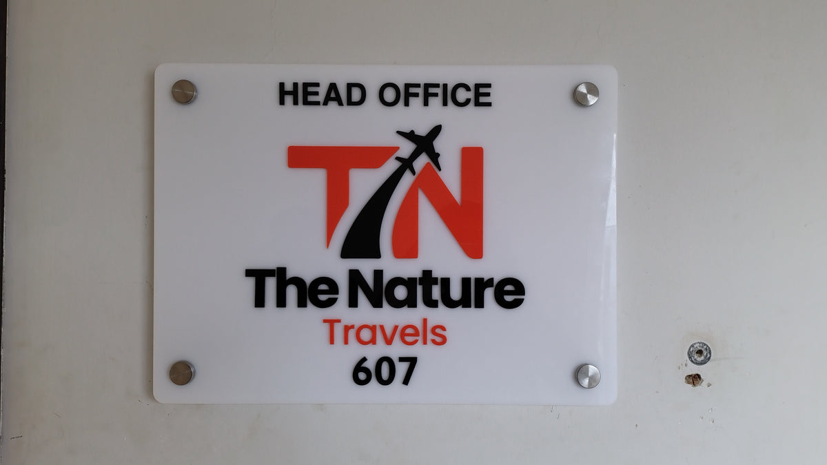 Custom Acrylic Office Door Name Plate