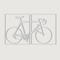 Art Street Cycle Design MDF Wall Plaque Ready to Hang Home Décor