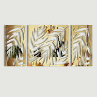 Decorative Leaves Acrylic Wall Art
