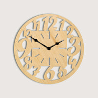 Round Shape Wooden Wall Clock, 3D Wall Art, Best - Stylish Wall Clock for Home Decor